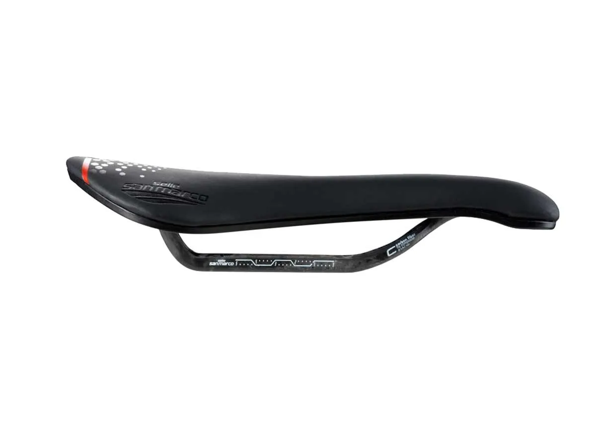 Selle San Marco Aspide Short Carbon FX Saddle Narrow S3 Black Frame Carbon