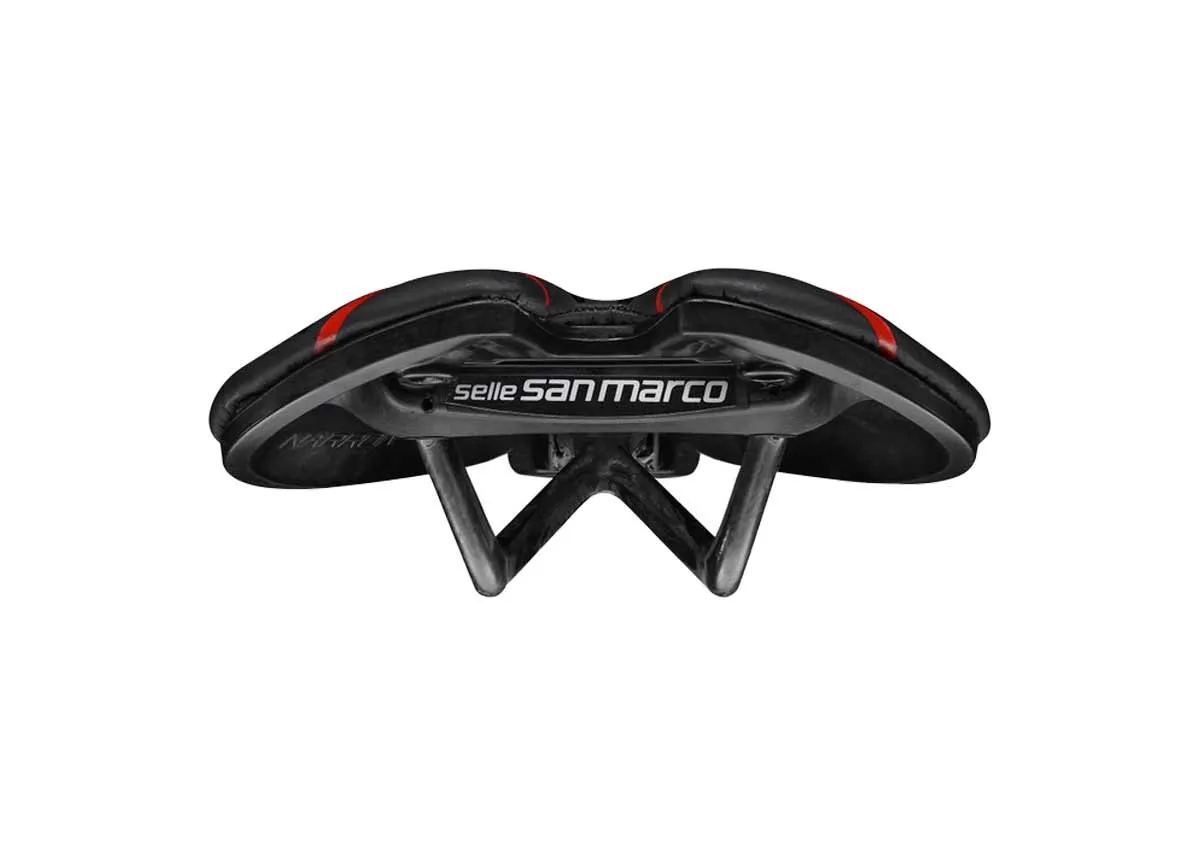Selle San Marco Aspide Short Carbon FX Saddle Narrow S3 Black Frame Carbon