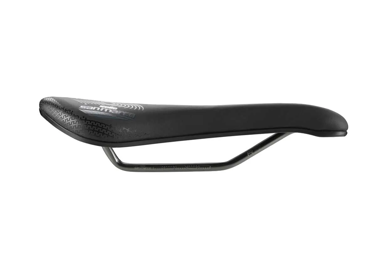 Selle San Marco Aspide Short Supercomfort Racing Saddle L3 Wide Black Frame Xsilite