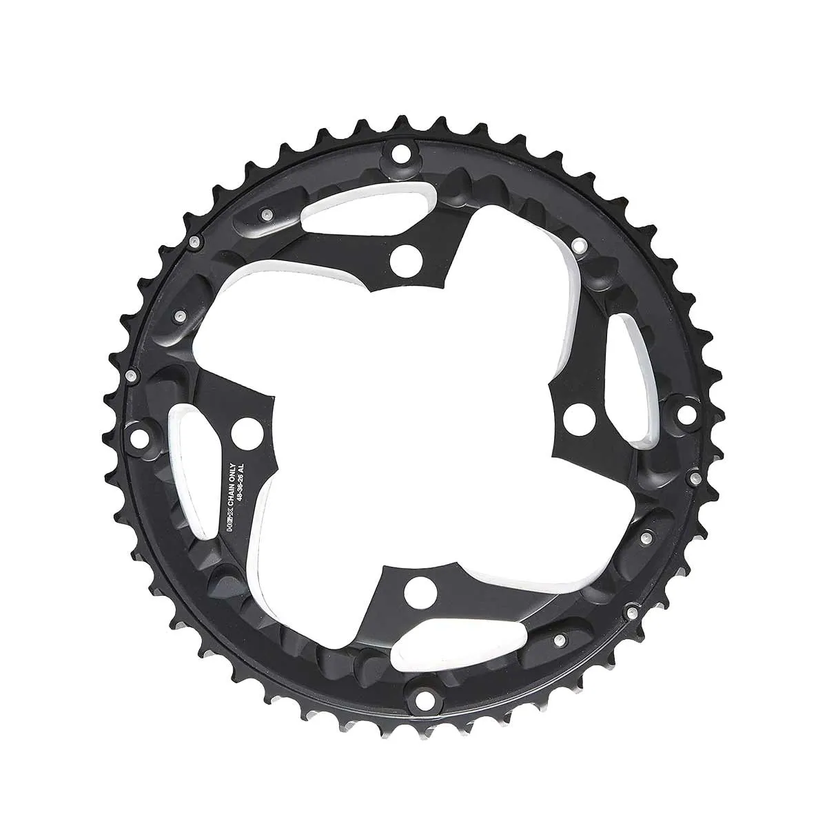 Shimano FC-T551 10-speed chainring, 44 teeth, black, for chain guard