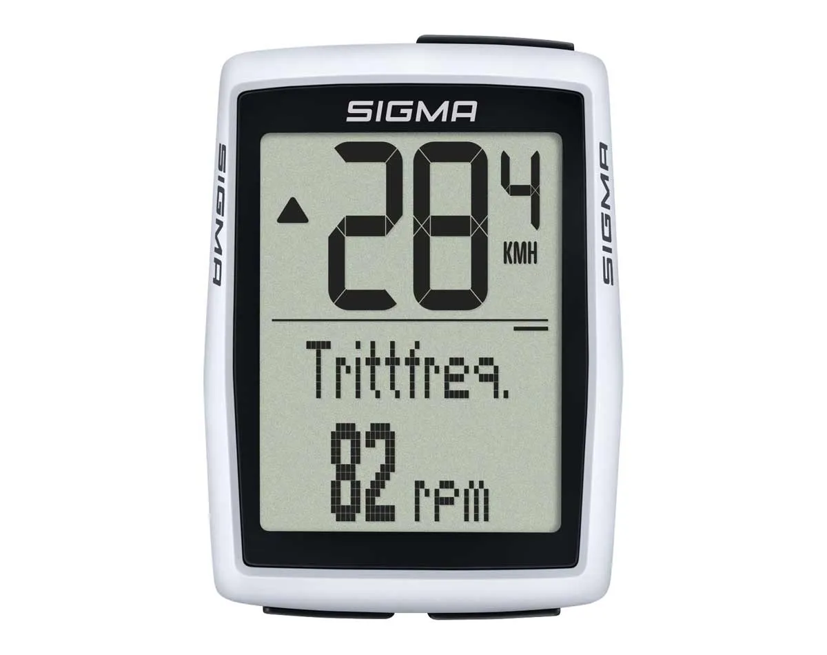 Sigma BC 12.0 WL STS CAD wireless computer, white and black