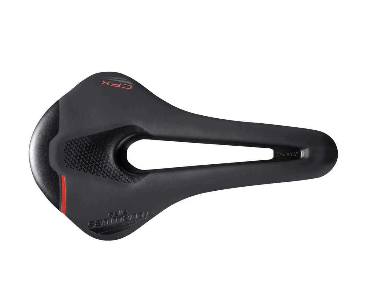 Selle San Marco ShortFit 2.0 Carbon FX Saddle Wide L3 Black Frame Carbon
