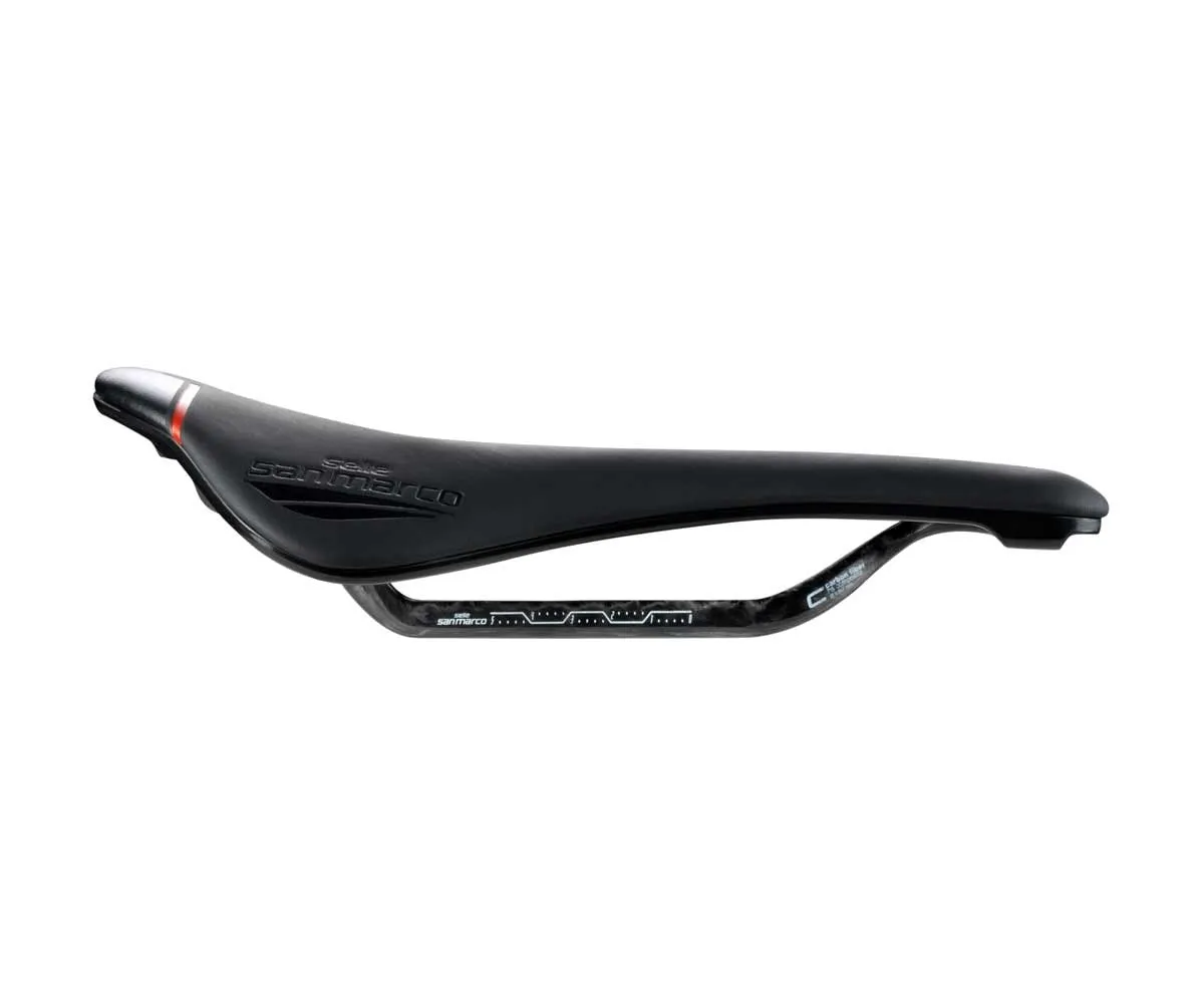 Selle San Marco ShortFit 2.0 Carbon FX Saddle Wide L3 Black Frame Carbon