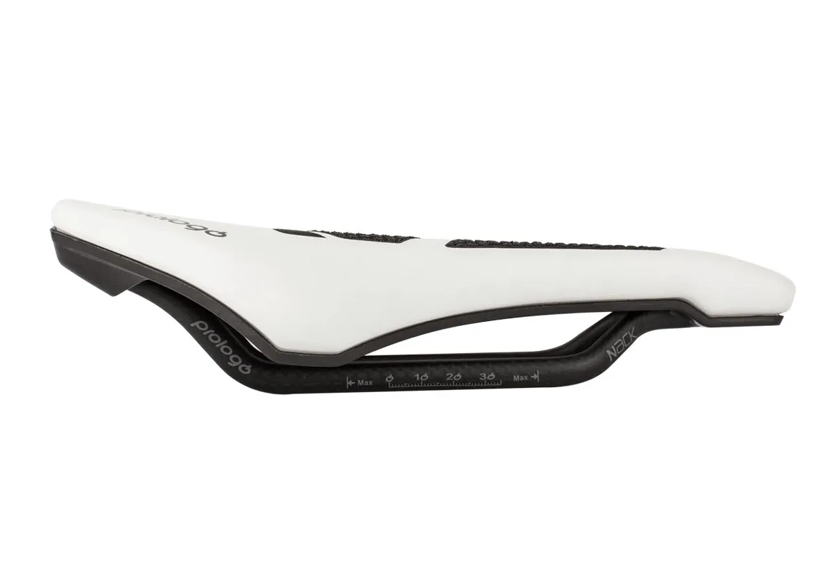 Prologo Dimension TRI CPC Pas Nack Saddle Width 143mm Frame Carbon white-silver-black