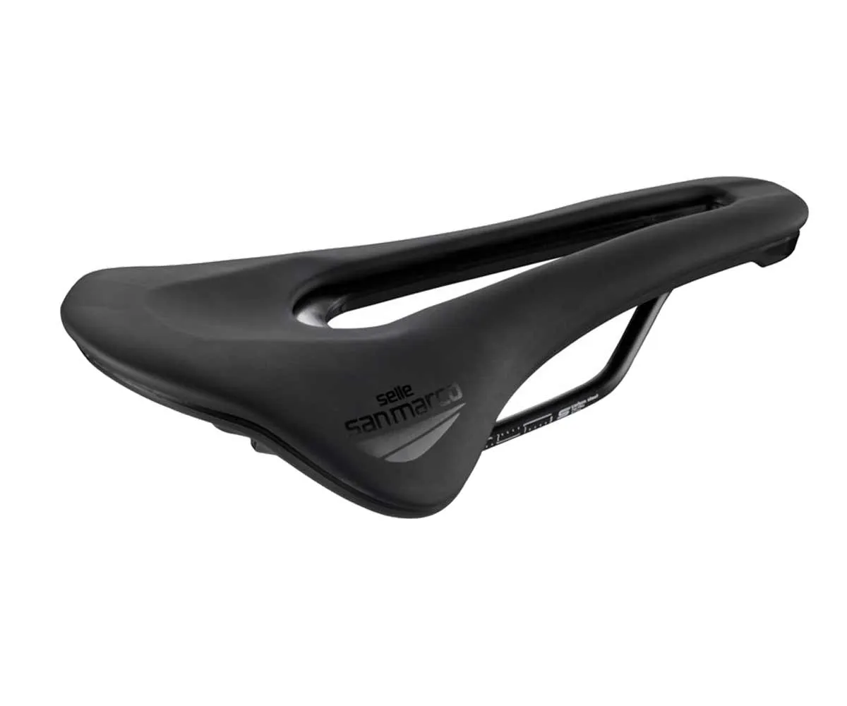 Selle San Marco ShortFit 2.0 Sport Saddle S3 Narrow black frame C45 steel