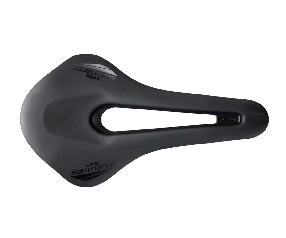 Selle San Marco ShortFit 2.0 Sport Saddle L3 Narrow Black Frame C45 Steel