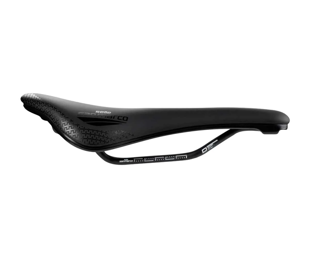 Selle San Marco ShortFit 2.0 Comfort Dynamic Saddle S3 Narrow black frame Manganese