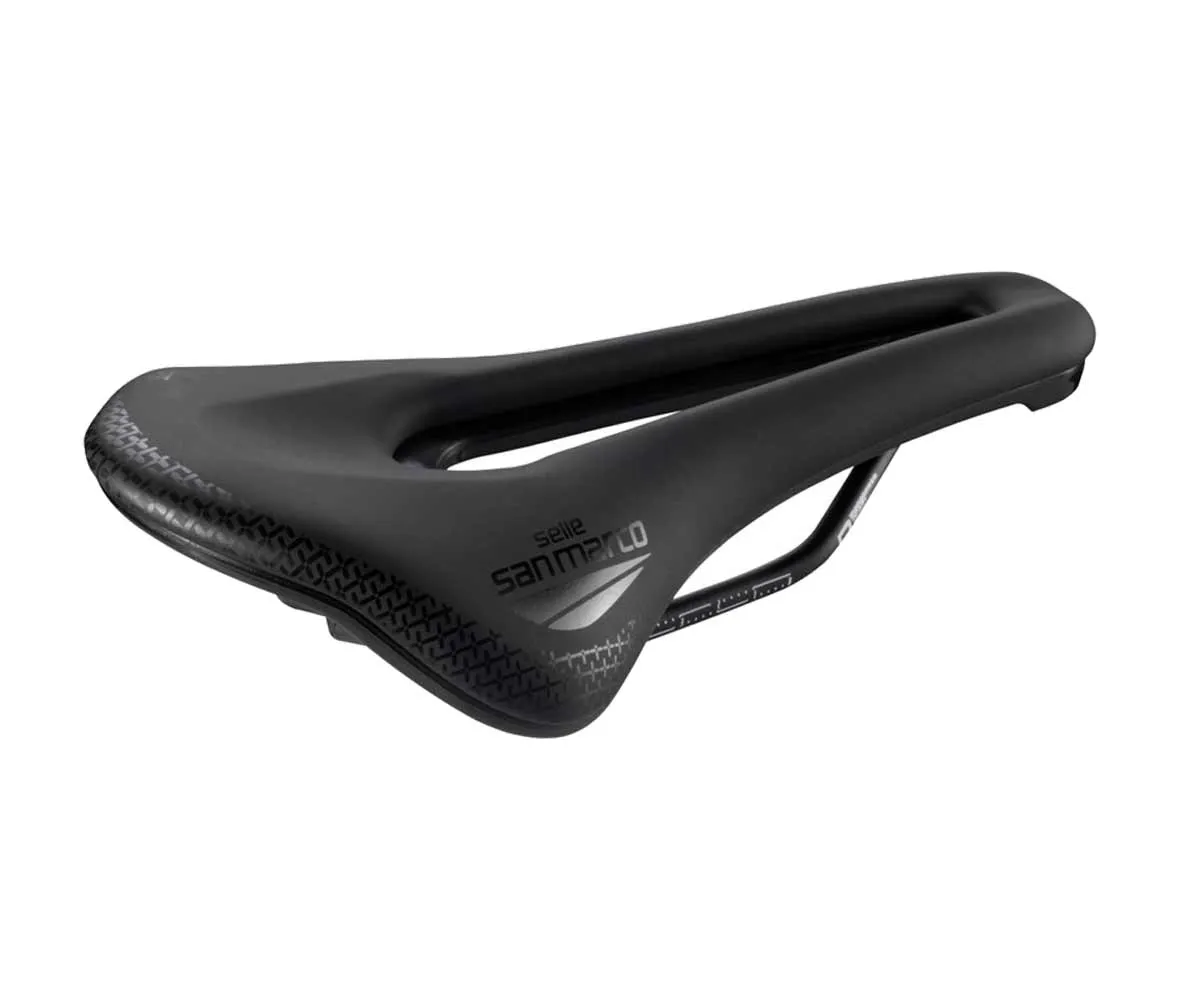 Selle San Marco ShortFit 2.0 Comfort Dynamic Saddle L3 Wide black Manganese frame