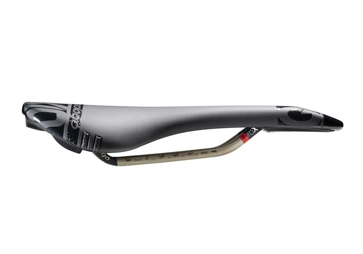 Prologo Nago X10 MTB saddle, width 135 mm, Tirox frame, black