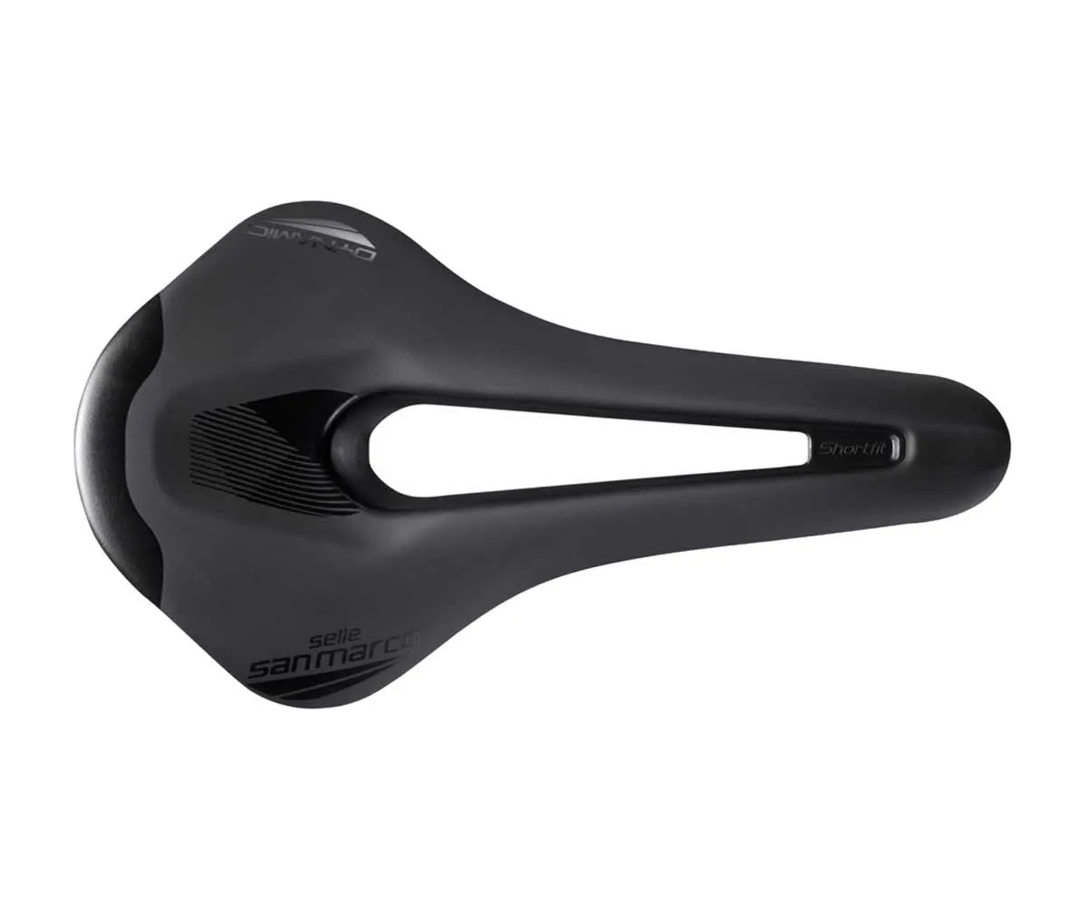 Selle San Marco ShortFit 2.0 Dynamic Saddle L3 Wide Black Frame Manganese