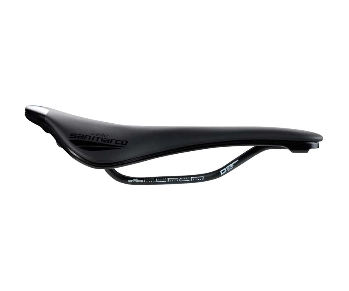 Selle San Marco ShortFit 2.0 Dynamic Saddle S3 Narrow Black Frame Manganese