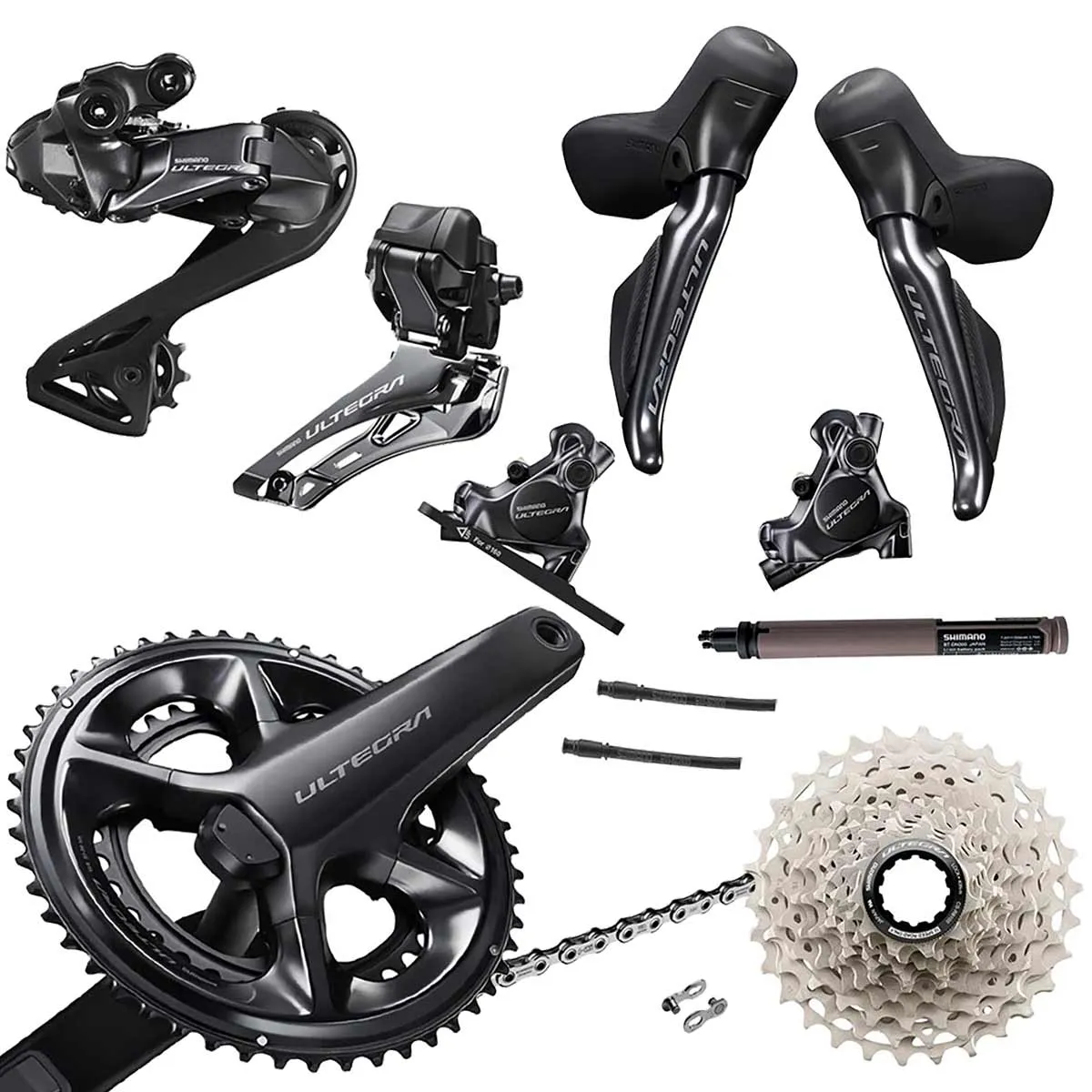 Shimano Ultegra Di2 Groupset R8170 Disc Brake 12x2-speed with Power Meter FC-R8100-P