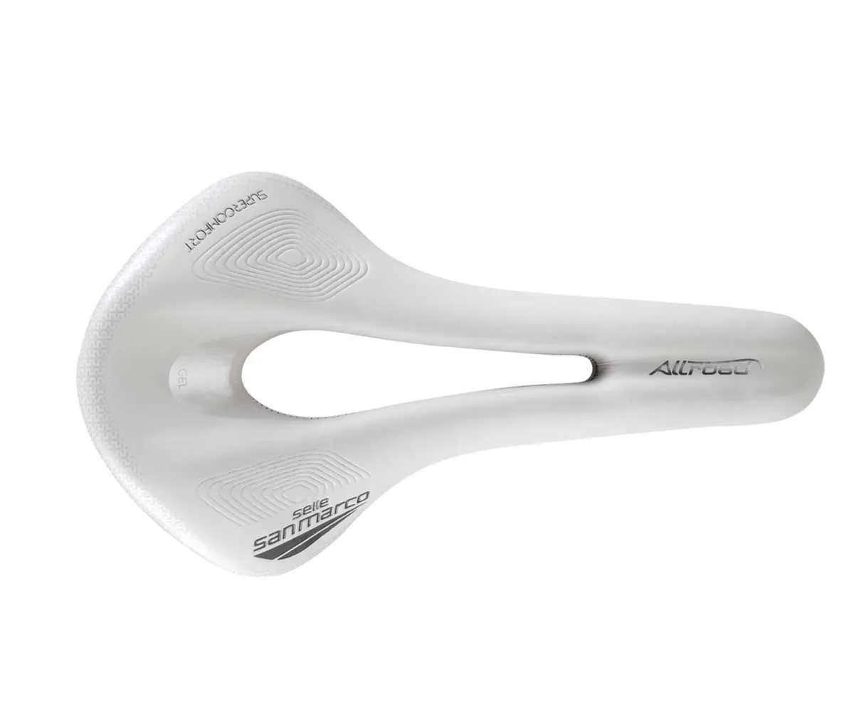 Selle San Marco Allroad Supercomfort Racing Saddle L3 Wide White Frame Xsilite