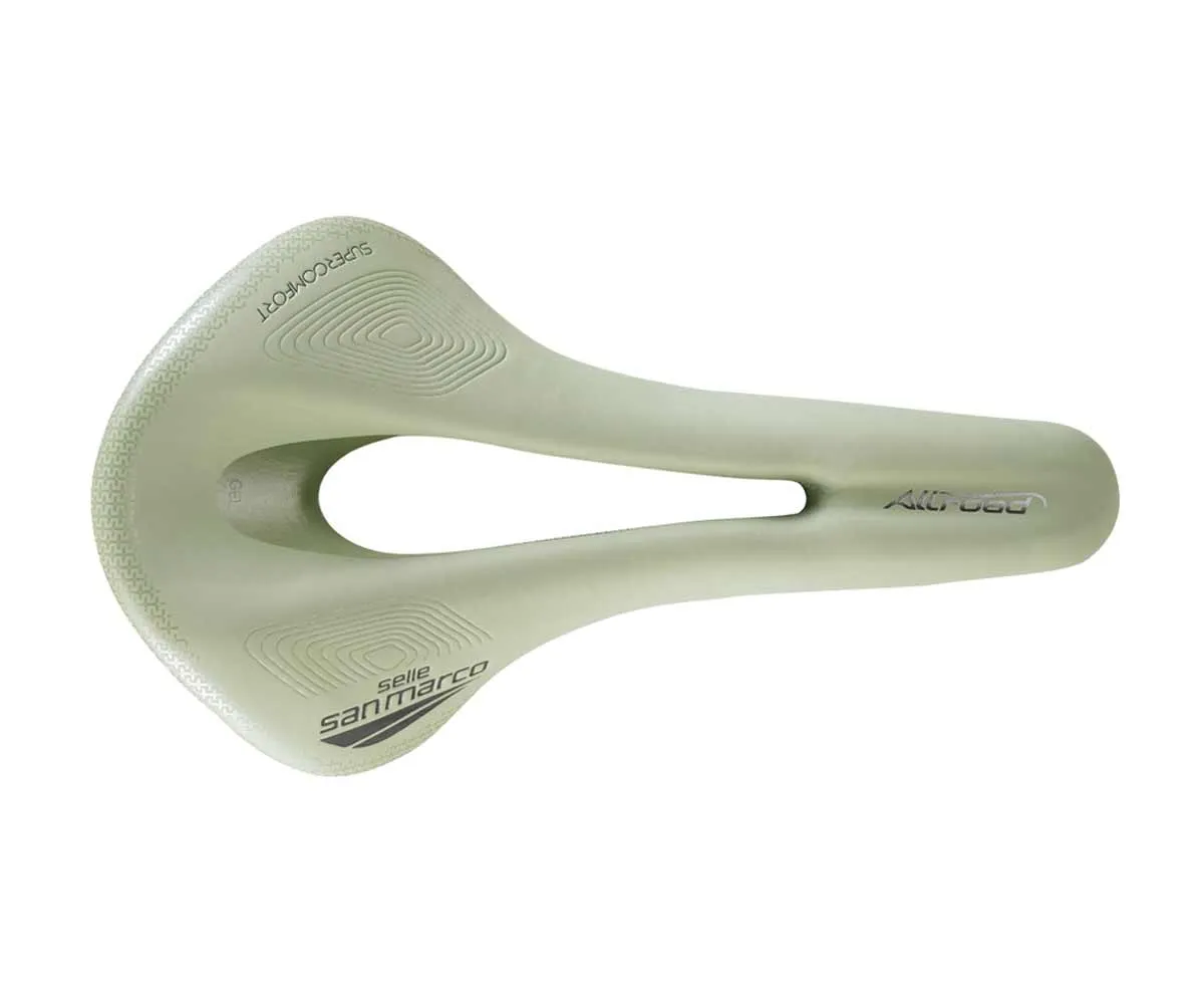Selle San Marco Allroad Supercomfort Racing Saddle L3 Wide Sage Frame Xsilite