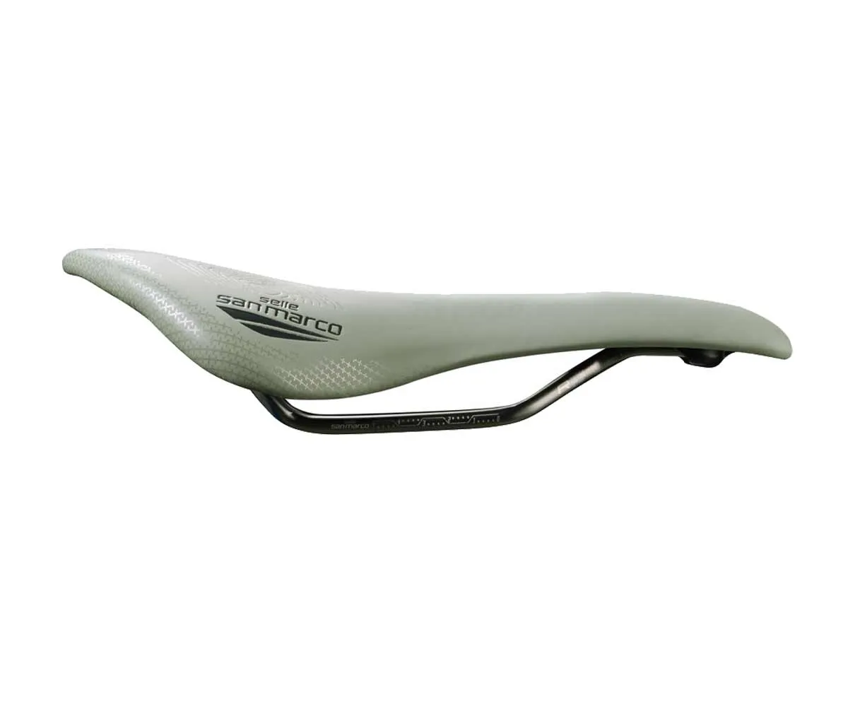 Selle San Marco Allroad Supercomfort Racing Saddle L3 Wide Sage Frame Xsilite