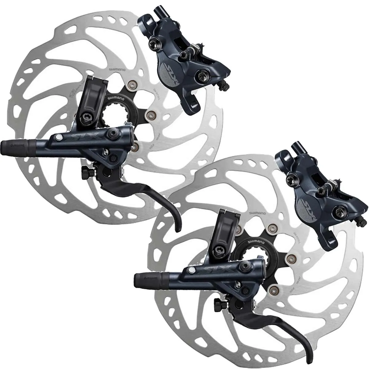 Shimano SLX M7100 Disc Brake Set + SM-RT70 Centerlock Discs