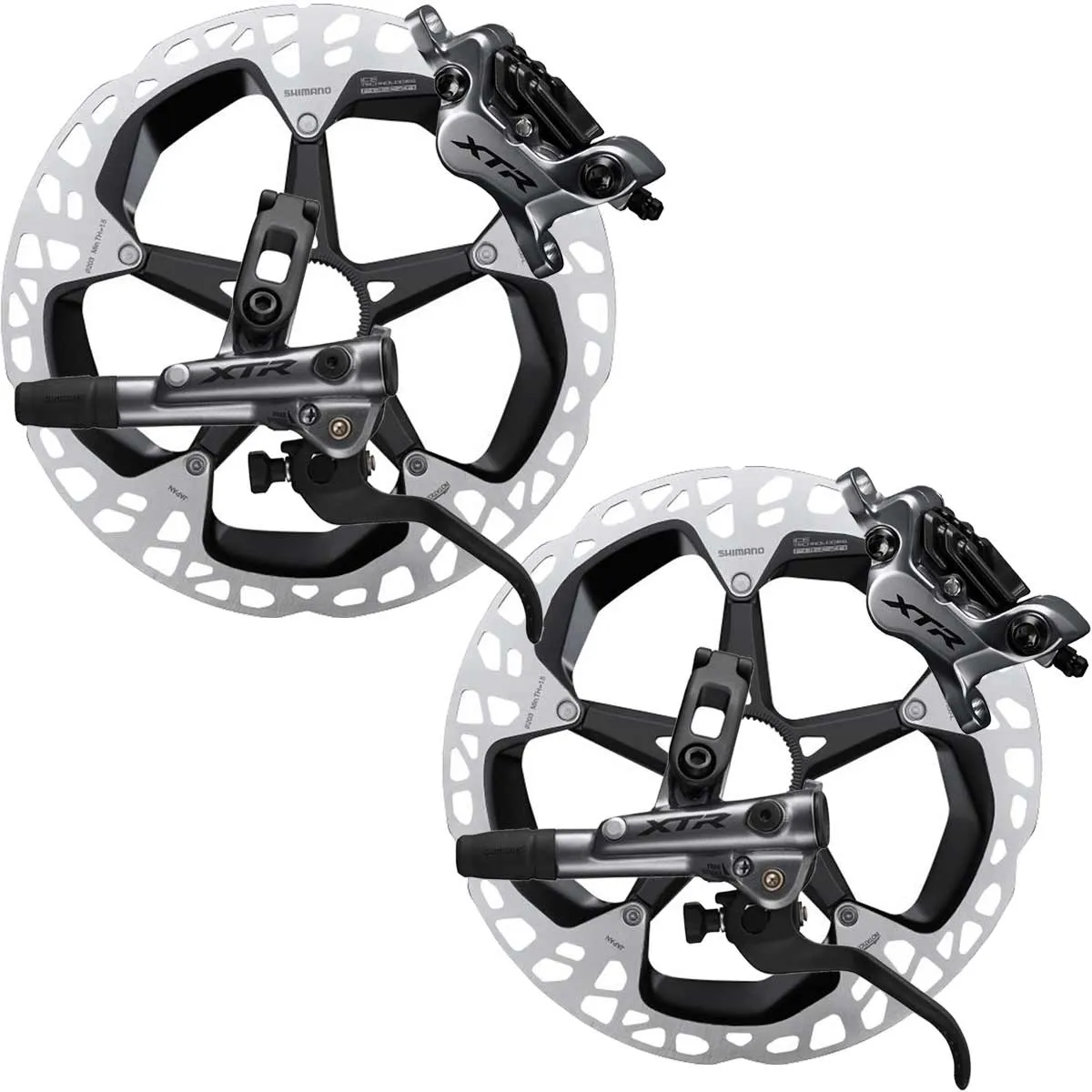 Shimano XTR Trail M9120 Disc Set: Disc brakes + Centerlock discs RT-MT900