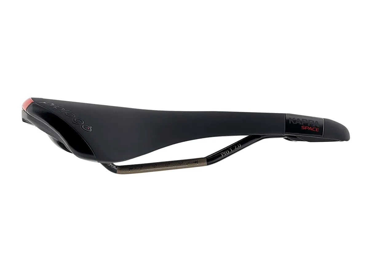 Prologo Kappa Space Pas T2.0 Saddle Width 147mm Frame Steel black-red