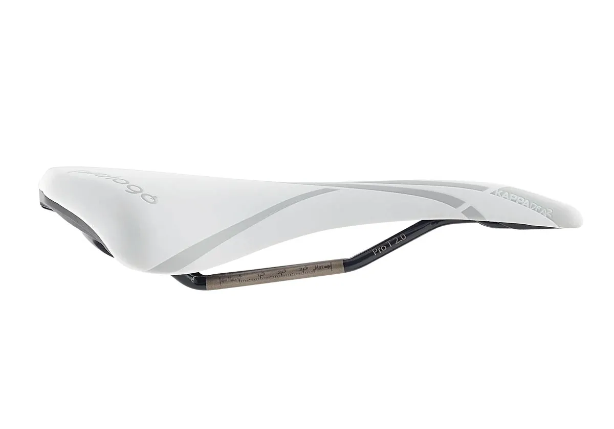 Prologo Kappa Dea two Pas T2.0 Saddle Width 147mm Frame Steel white-silver