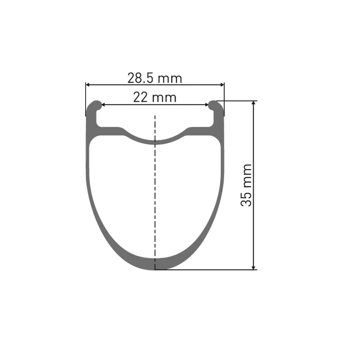 DT Swiss CRC 1400 Spline DB 35 Rear Wheel Disc CL 28 inch / 700C