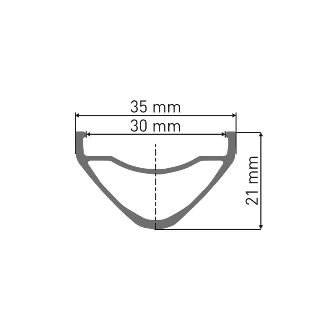 DT Swiss FR 541 Disc MTB Rim | Black 27.5-inch 28-hole