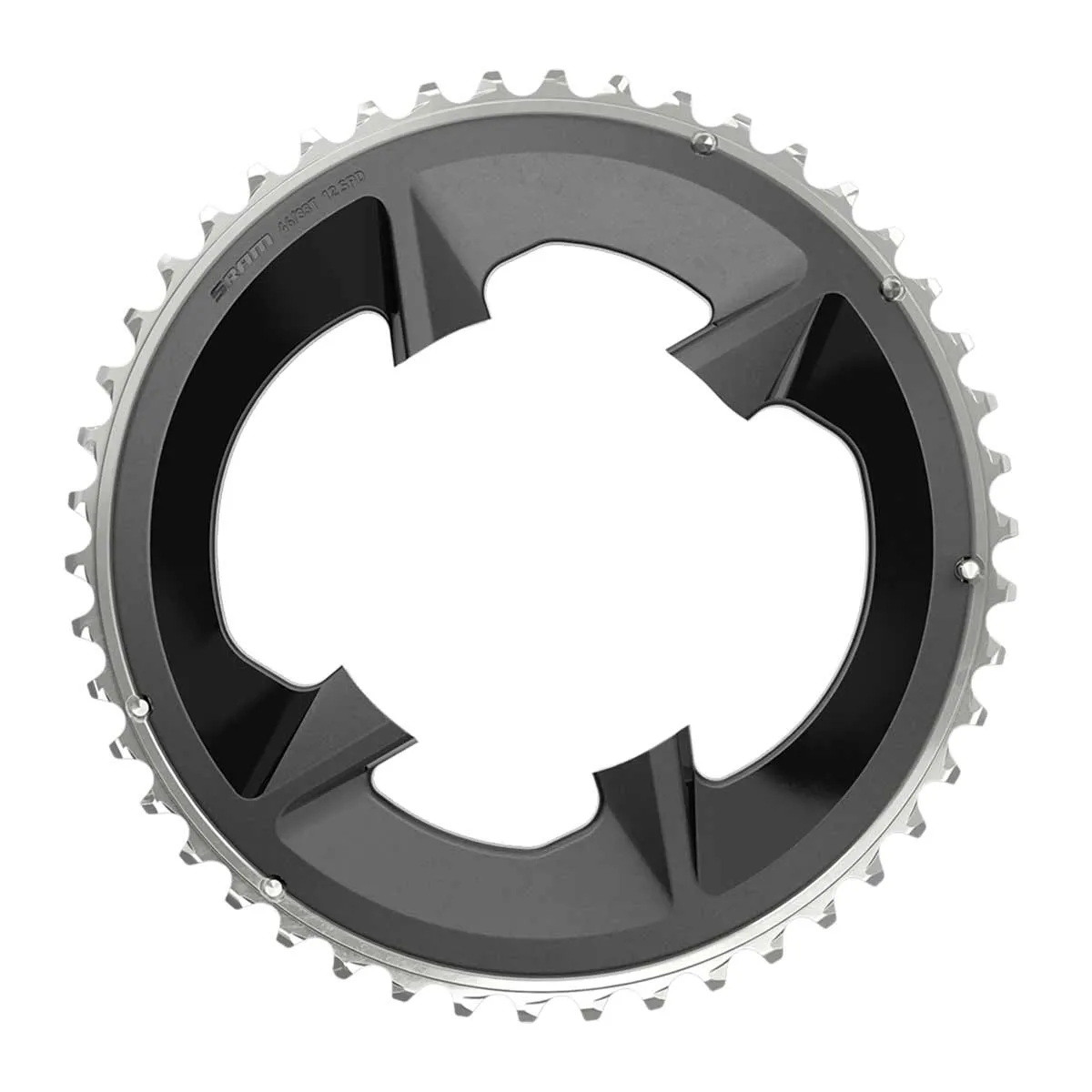 Sram Rival AXS chainring, 107 BCD, X-Glide, 12x2-speed, 46 teeth