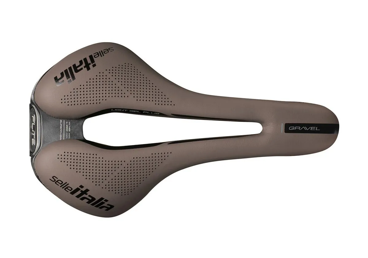 Selle Italia Flite Boost Gravel Saddle Ti316 Superflow L3 brown