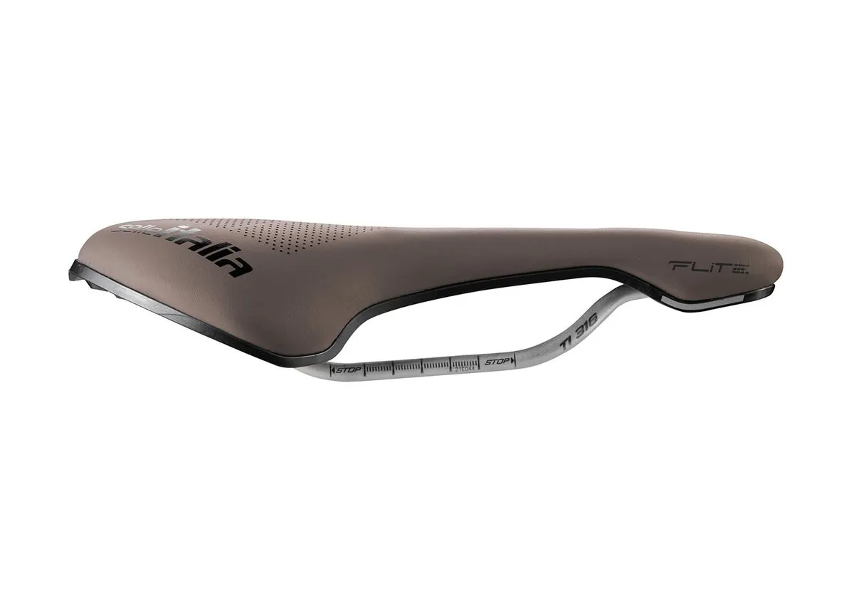 Selle Italia Flite Boost Gravel Saddle Ti316 Superflow L3 brown