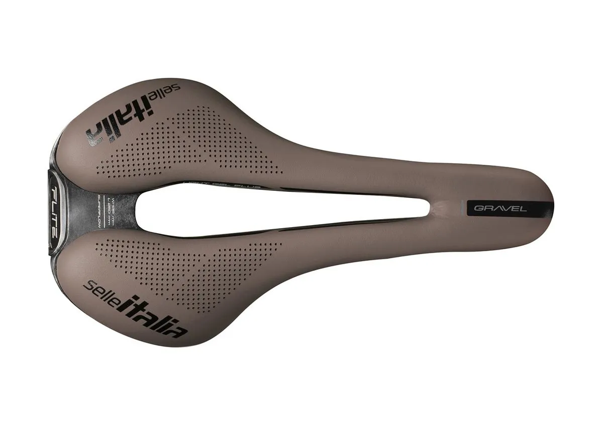 Selle Italia Flite Boost Gravel Saddle Ti316 Superflow S3 brown
