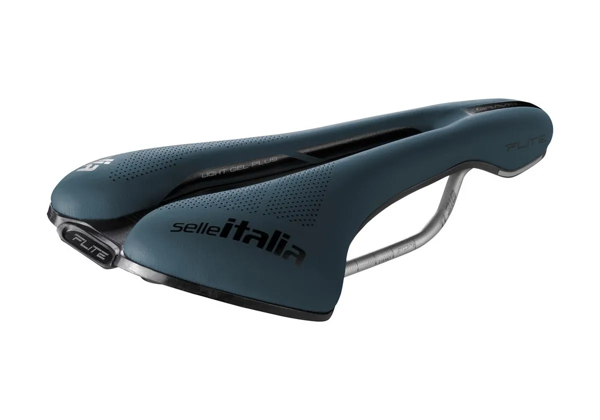 Selle Italia Flite Boost Gravel Saddle Ti316 Superflow S3 blue