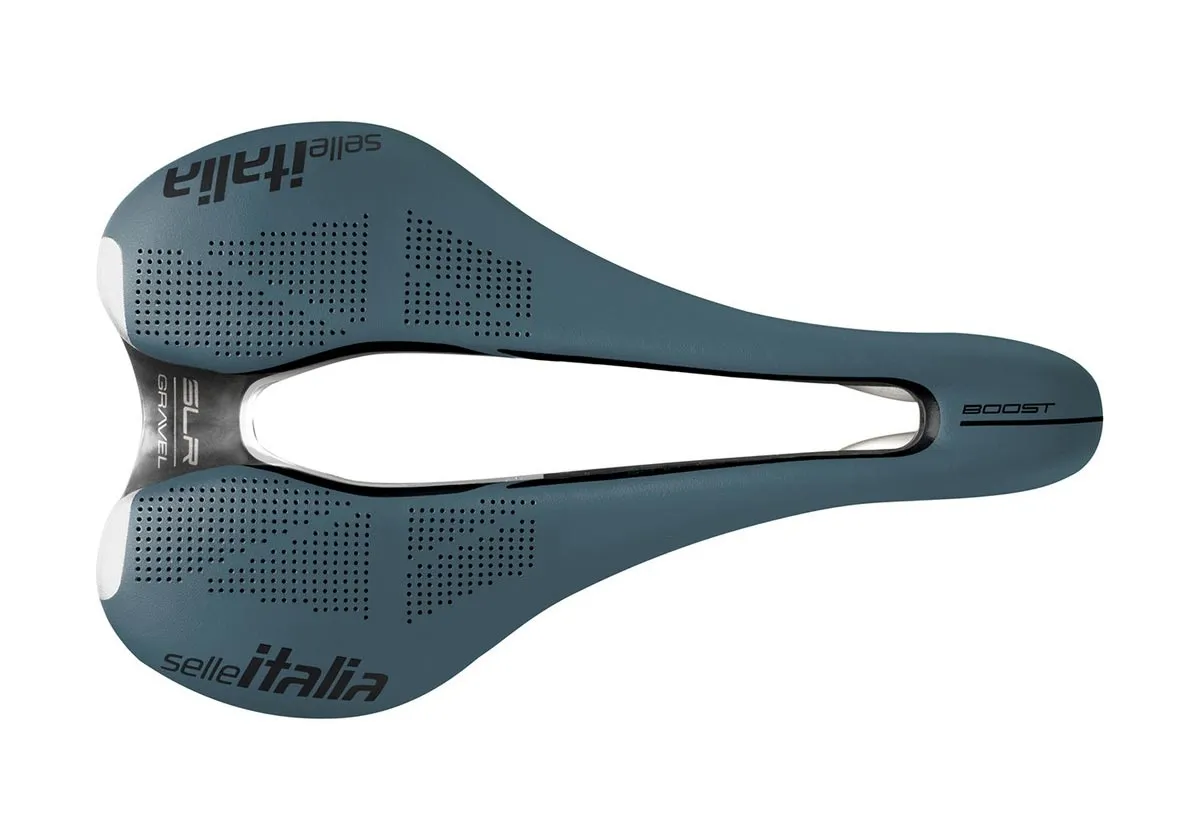 Selle Italia SLR Boost Gravel Saddle Ti316 Superflow L3 blue