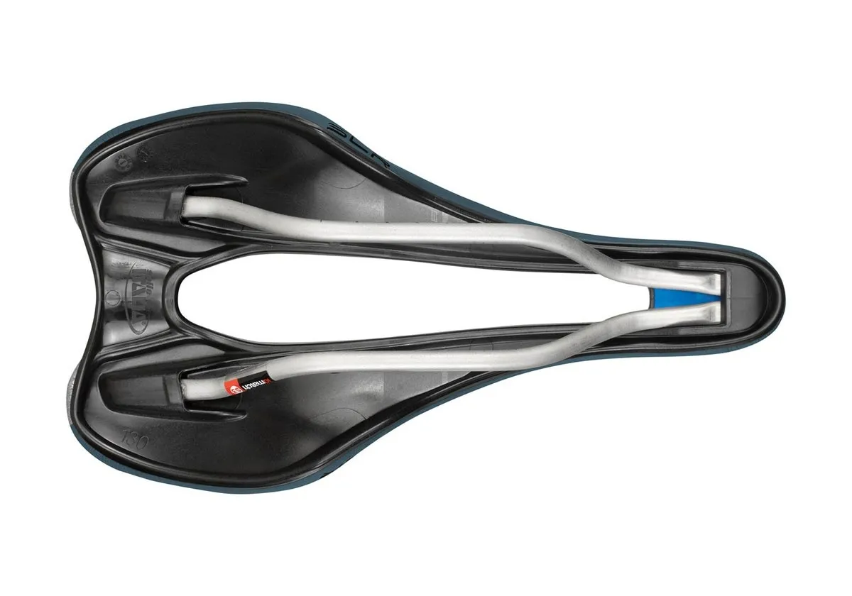 Selle Italia SLR Boost Gravel Saddle TI316 Superflow S3 blue
