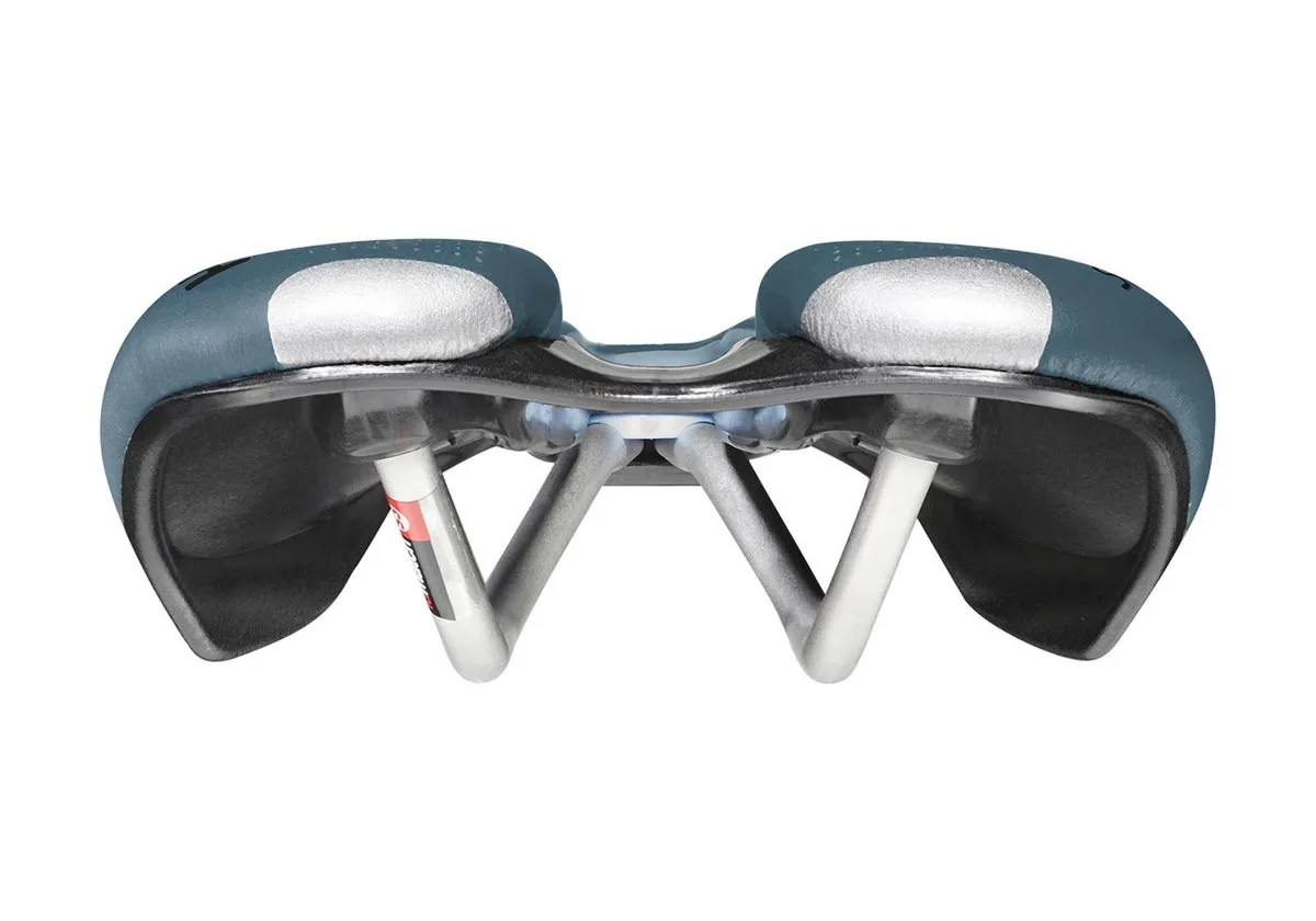 Selle Italia SLR Boost Gravel Saddle TI316 Superflow S3 blue