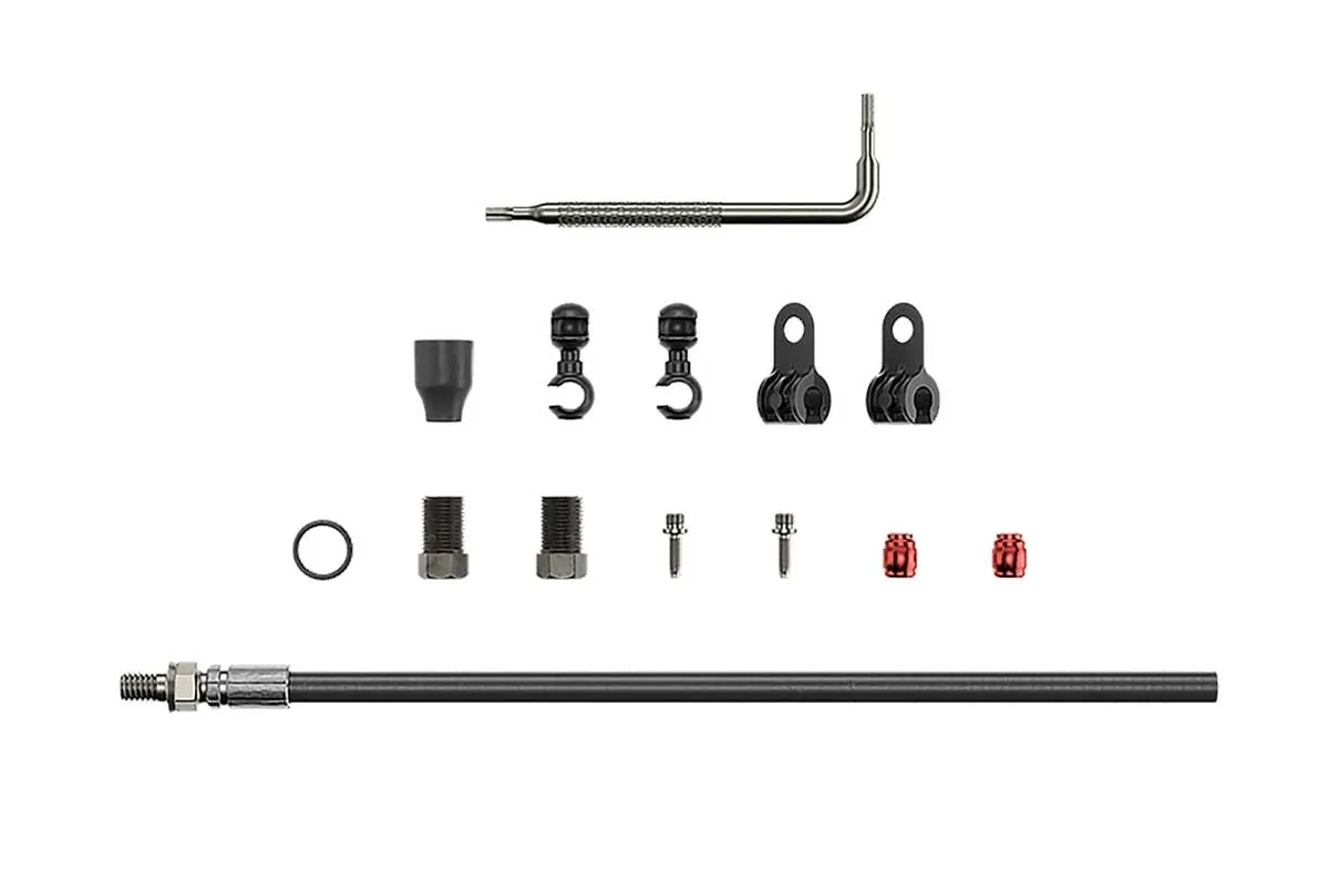 Sram Guide - Avid brake line 200 cm 0/0 degree threaded crimp screw connection black A1