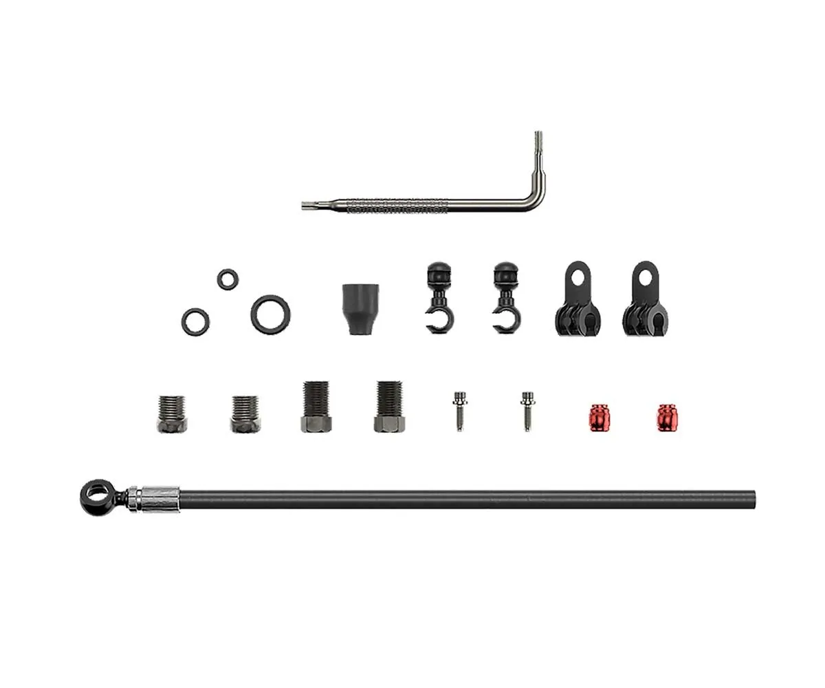 Sram Road - MTB Disc Brake Line 200 cm Length 0 / 90 Degree Connection Black Banjo black