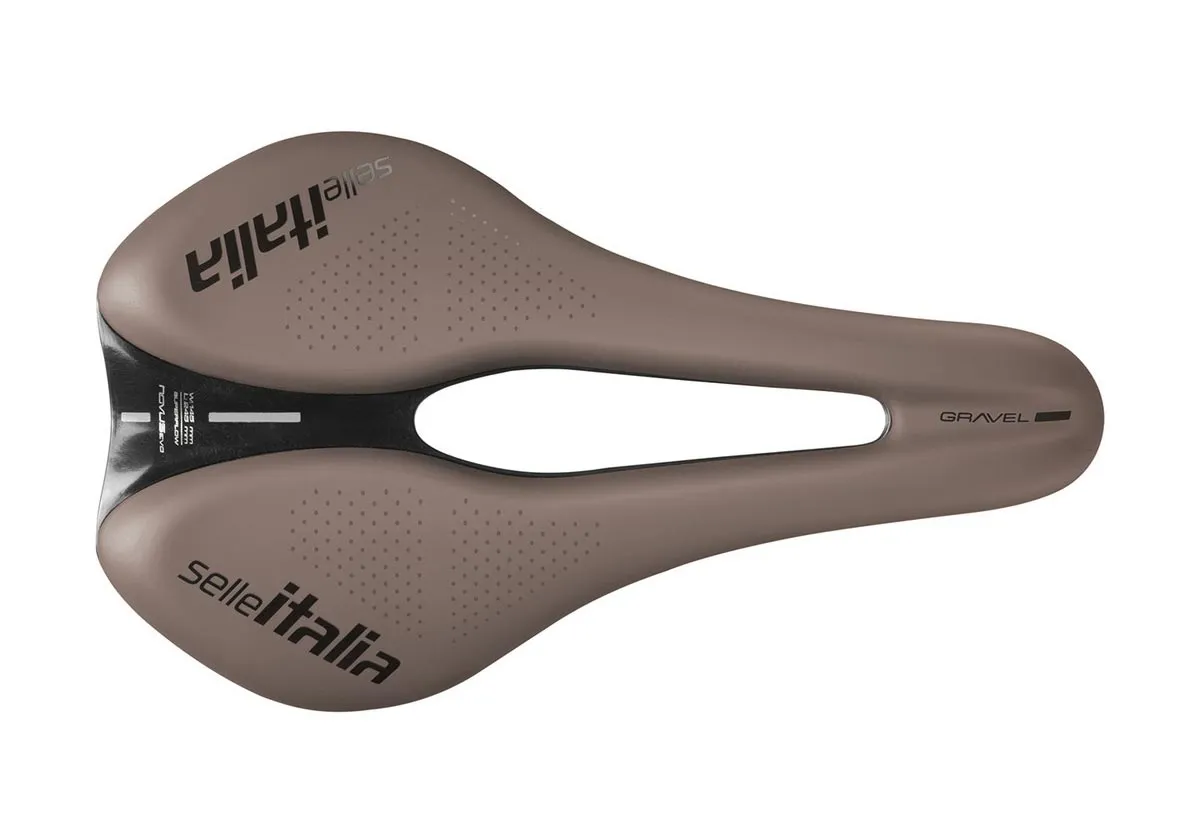 Selle Italia Novus Boost Saddle EVO Gravel Saddle TM Superflow L3 brown