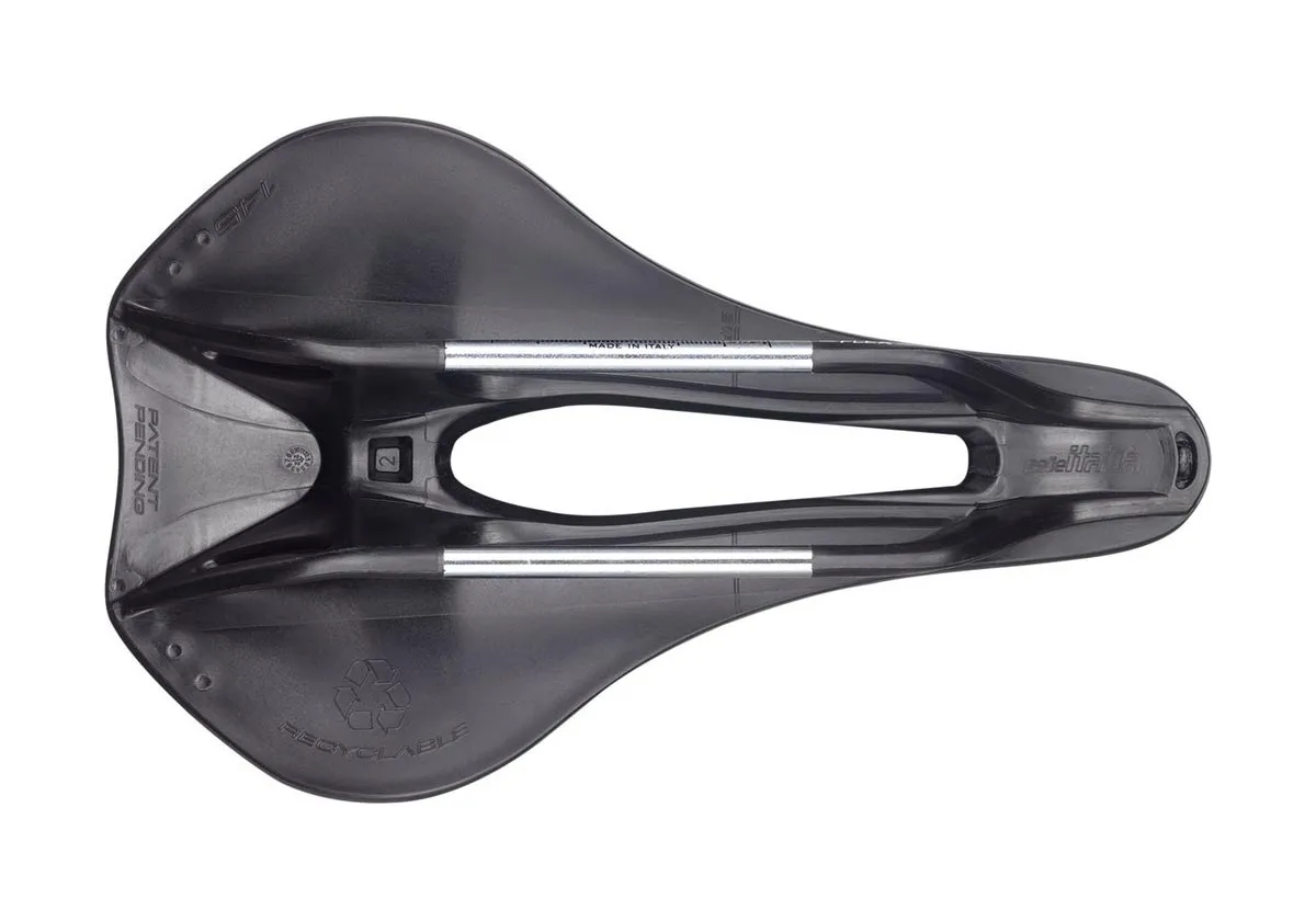 Selle Italia Model X Leaf Superflow Fec-Alloy Superflow Saddle L3 Width 145mm Frame Steel black-green