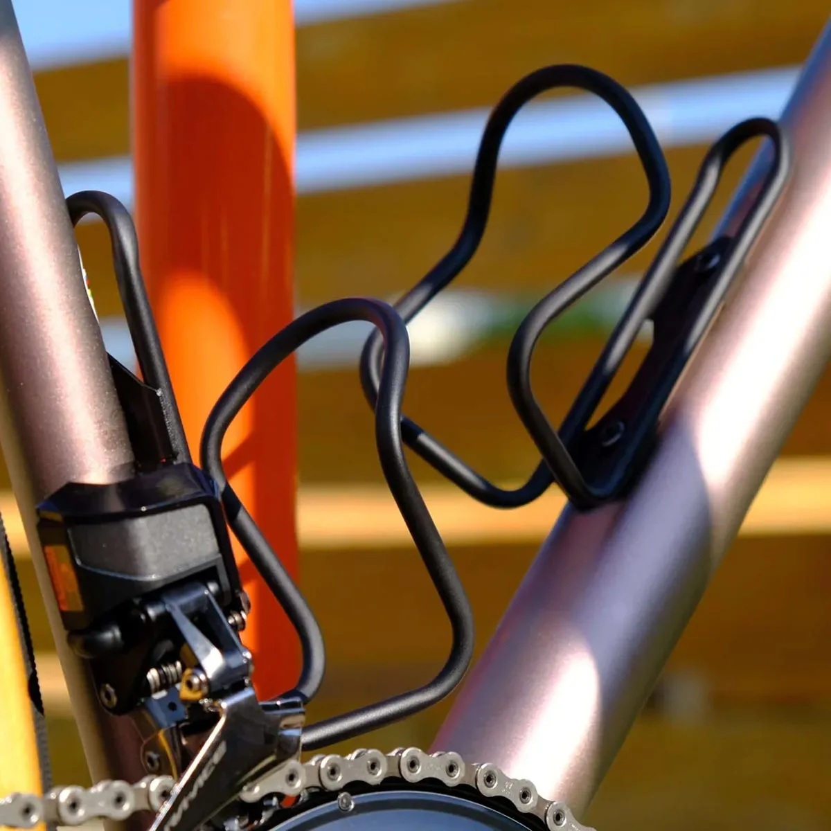 SILCA Sicuro Titanium Cerakote v2 bottle cage – titanium ceramic black