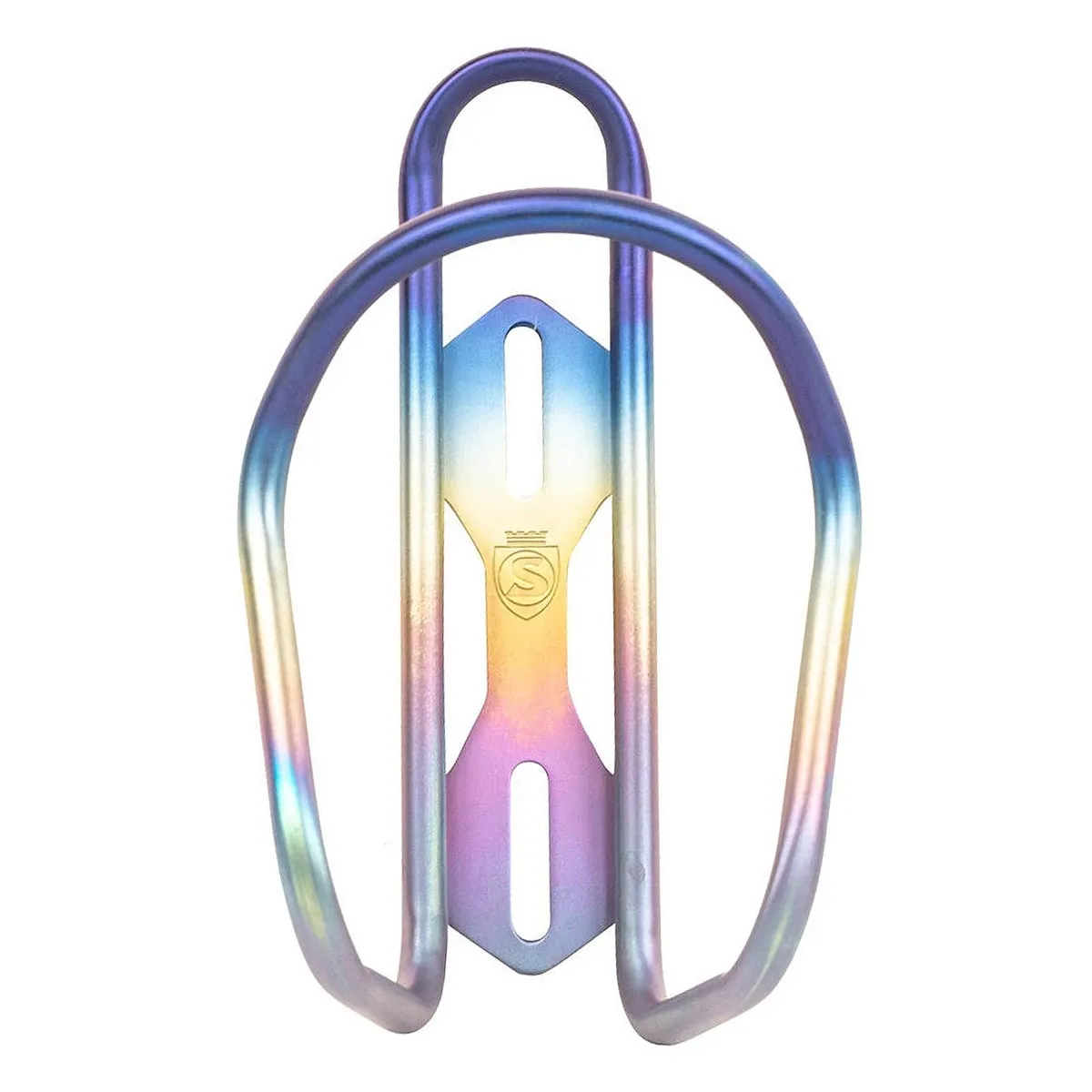 SILCA Rainbow Titanium Bottle Cage – Colour-anodised titanium