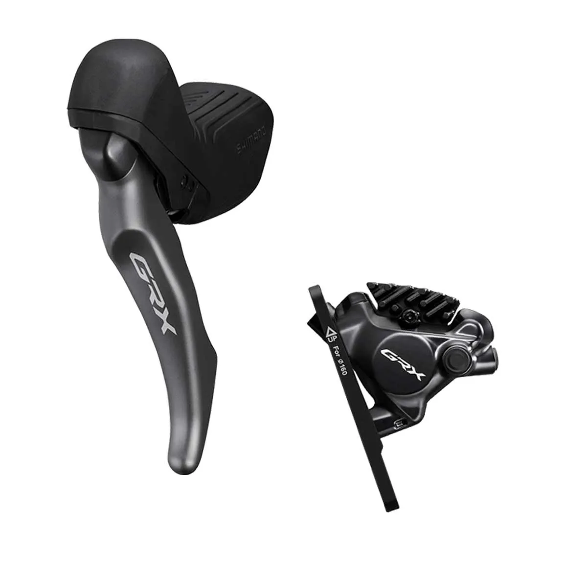 Shimano GRX BL-RX820-L disc brake lever (left) + BR-RX820 flat-mount disc brake