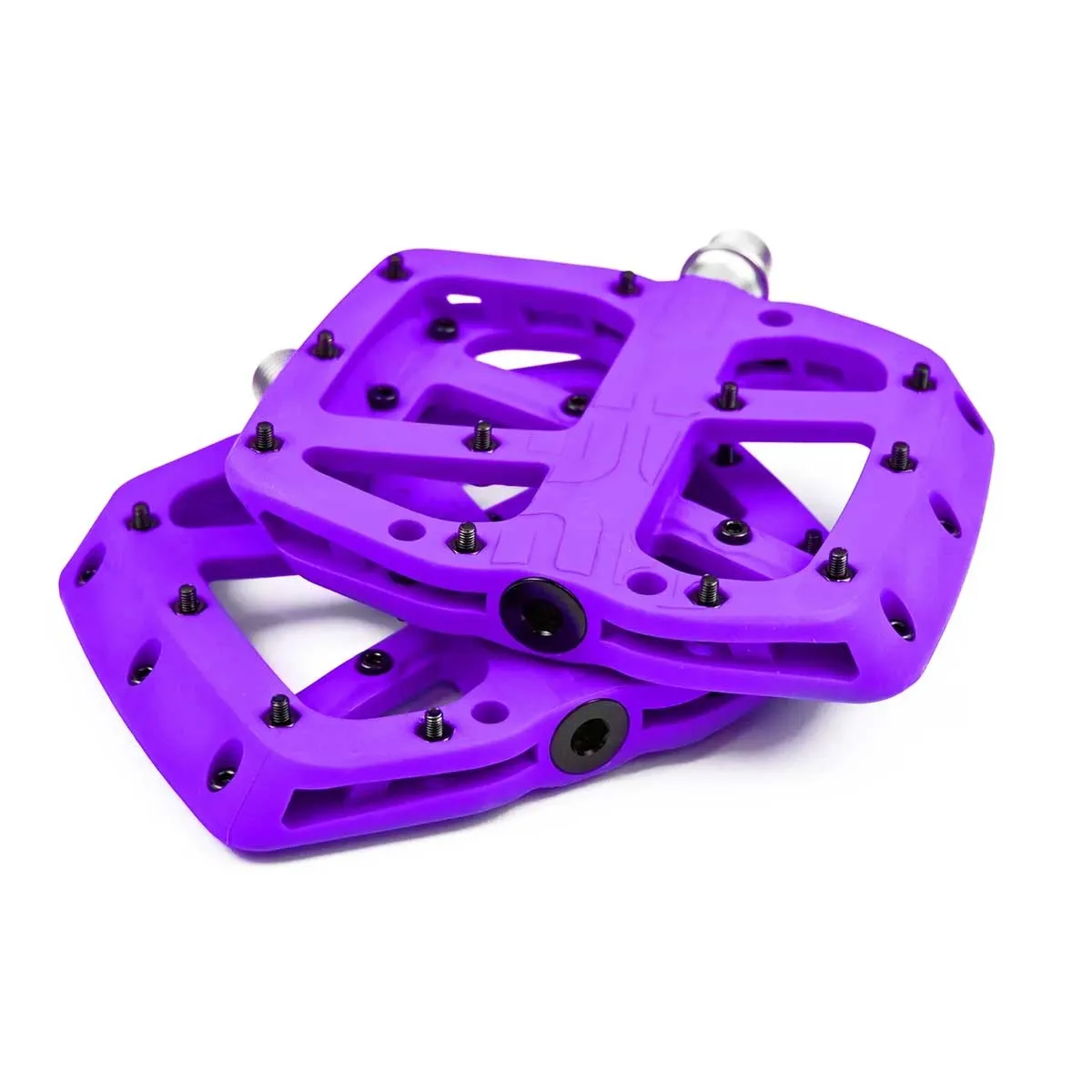 e*thirteen Base Platform Pedal, purple