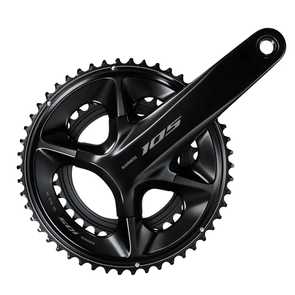 Shimano 105 FC-R7100 crankset, 52-36 teeth, 12x2-speed, length 165 mm