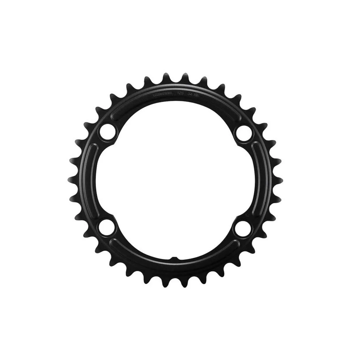 Shimano 105 FC-R7100 36-tooth chainring, black, 12-speed