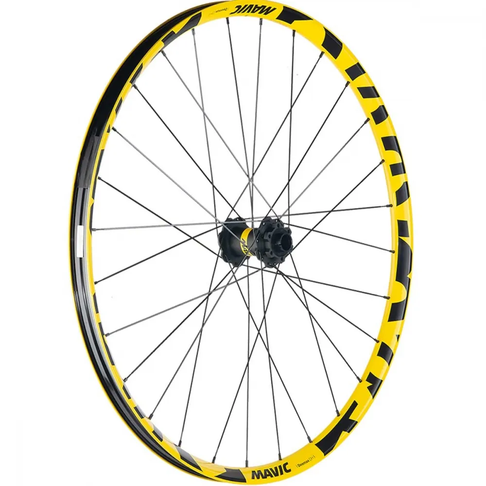 Mavic Deemax DH YLW Front Disc 6-Hole | 29-inch Boost 20/15x110mm Yellow Edition