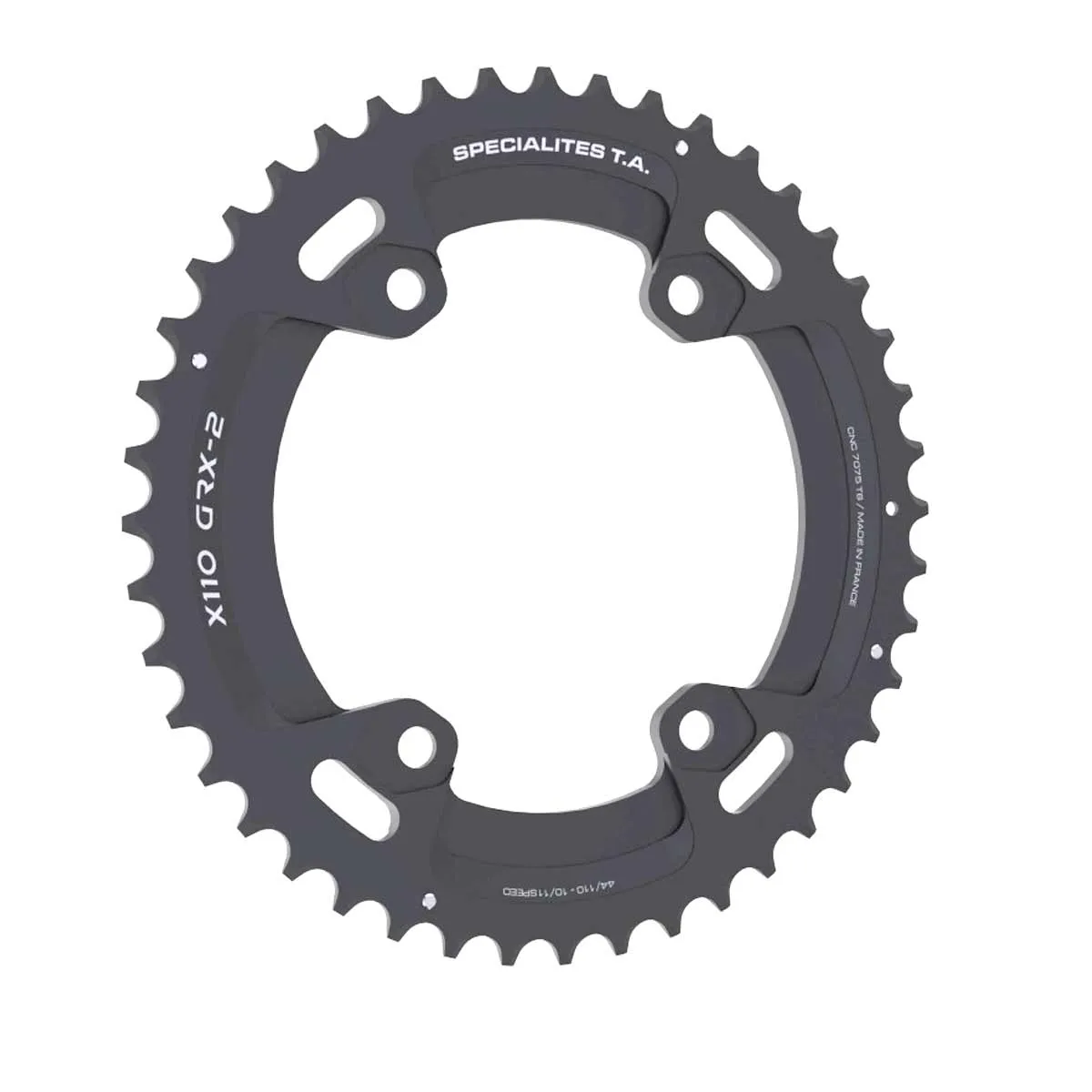 TA Specialite X110 GRX chainring 2x10/11/12-speed outer 44 teeth