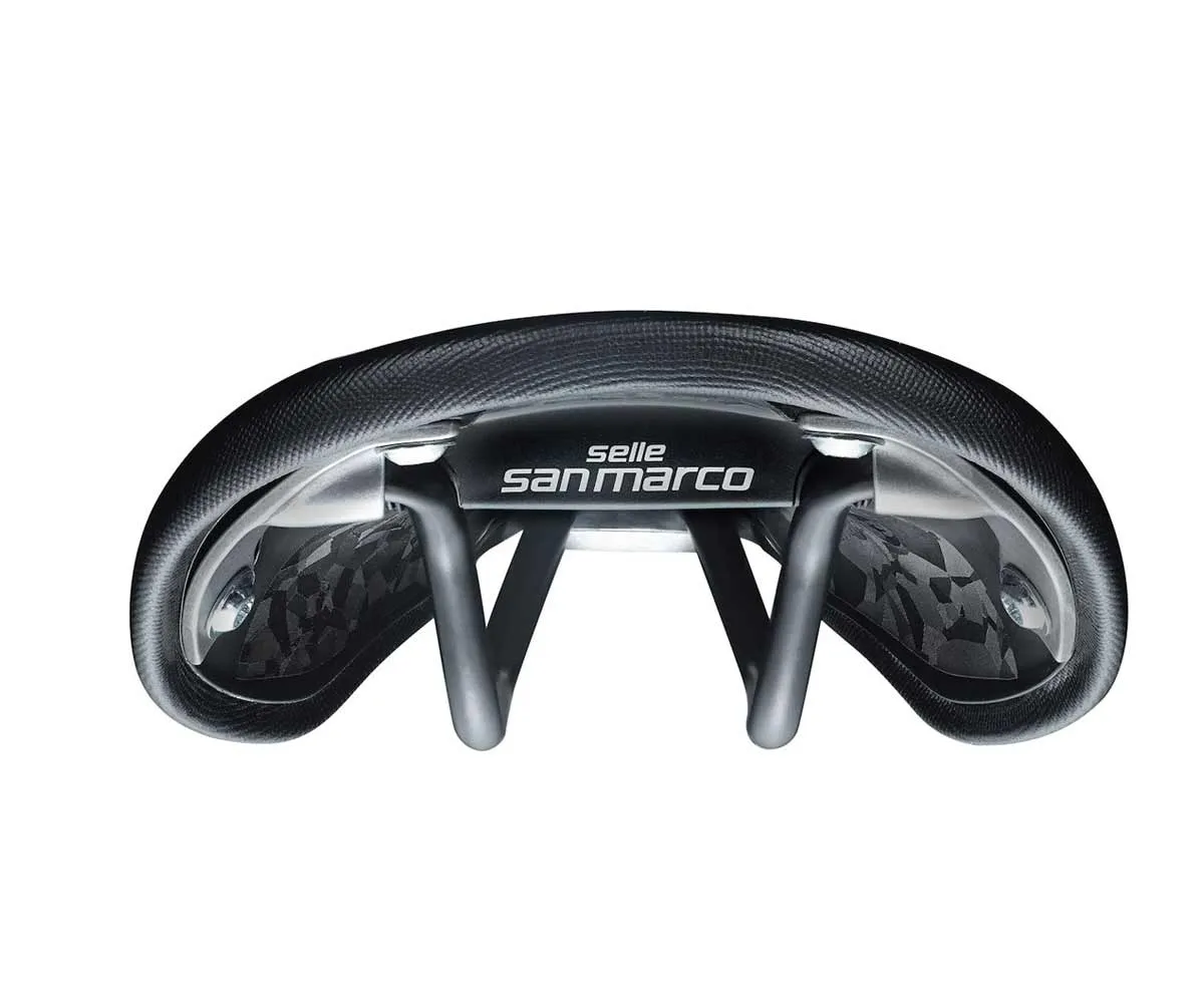 Selle San Marco Regal Short Open-Fit Dynamic Saddle, Narrow, width 140mm, Manganese frame, black
