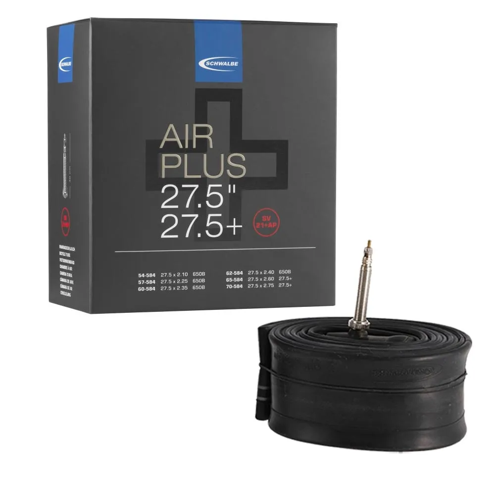 Schwalbe Air Plus Inner Tube SV21 AP MTB 27 inches x 2.0 to 2.4 Schlauvand valve 40 mm – Remaining stock