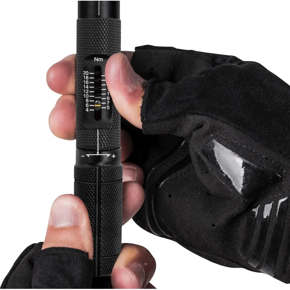 Topeak Torq Stick Pro 4–20 Nm torque wrench with box and accessories