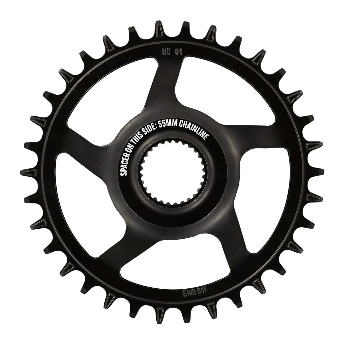 e*thirteen Helix Core eSpec E-bike Direct-Mount Chainring | Bosch SX/CX Gen4 Steel 36 Teeth