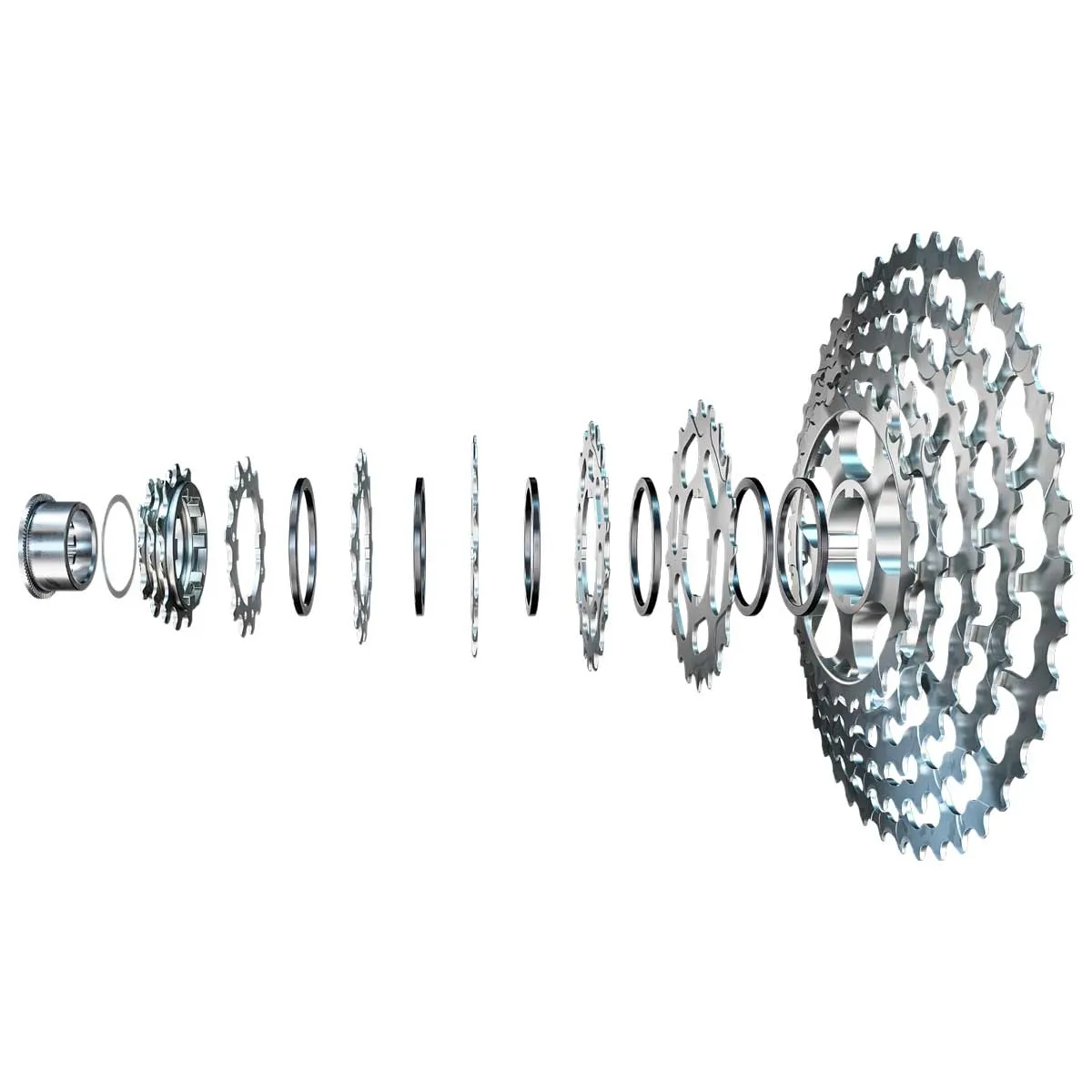 Campagnolo Ekar GT 13s cassette, 13-speed, N3W, 10–48 teeth